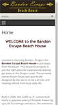 Mobile Screenshot of bandonescapebeachhouse.com